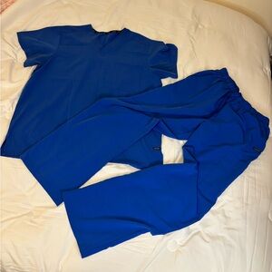 Men's Blue Scrub Set